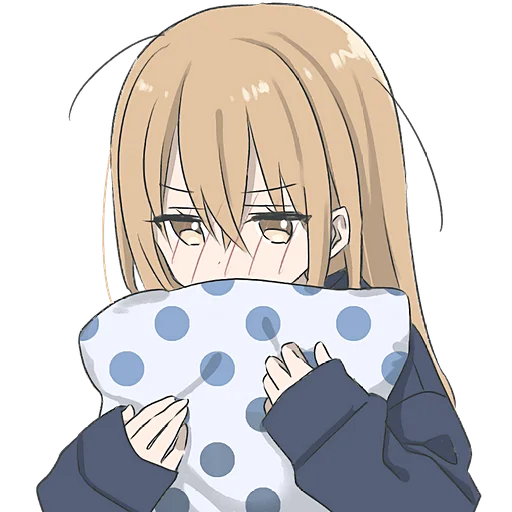 😴 Стикер «Крутая тян в худи» для Telegram