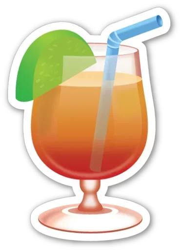 Стикерпак Soda-Juice-Shakes для Telegram — скачать