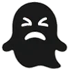 😫 Эмодзи «Сool ghost» для Telegram