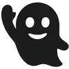 😃 Эмодзи «Сool ghost» для Telegram