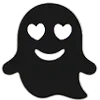 😍 Эмодзи «Сool ghost» для Telegram