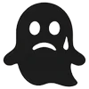 😥 Эмодзи «Сool ghost» для Telegram