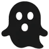 😲 Эмодзи «Сool ghost» для Telegram