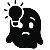 💡 Эмодзи «Сool ghost» для Telegram