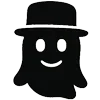 🤠 Эмодзи «Сool ghost» для Telegram