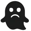🙁 Эмодзи «Сool ghost» для Telegram
