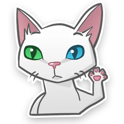 Стикерпак АйсКот для Telegram — скачать