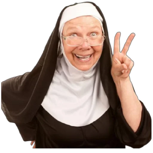 ✌️ Стикер «coolnuns» для Telegram