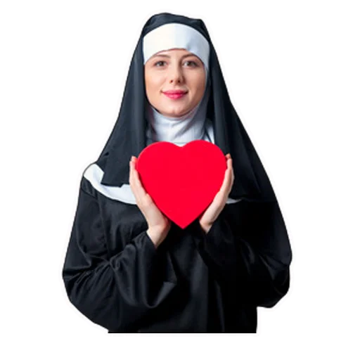 ❤️ Стикер «coolnuns» для Telegram