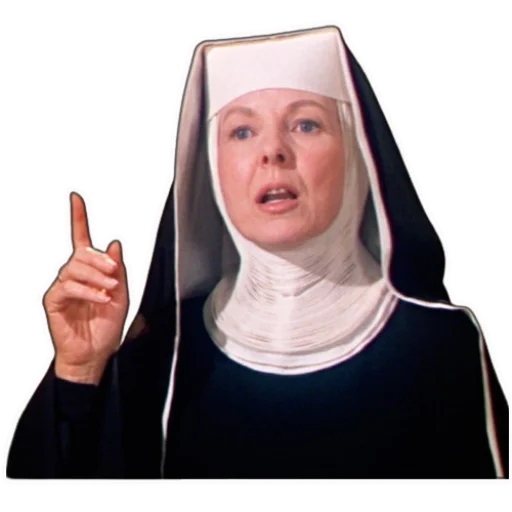 👆 Стикер «coolnuns» для Telegram
