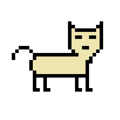 😺 Стикер «Color pixel cats» для Telegram