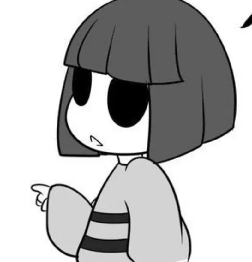 🩶 Стикер «Core Frisk Undertale» для Telegram