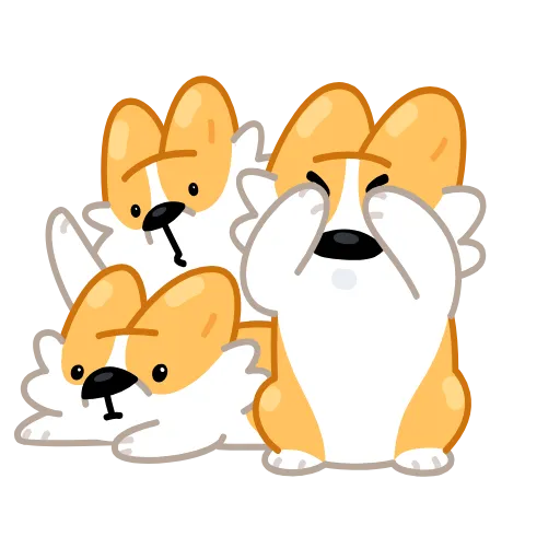 🫣 Эмодзи «Corgi» для Telegram