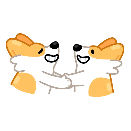 🤝 Эмодзи «Corgi» для Telegram