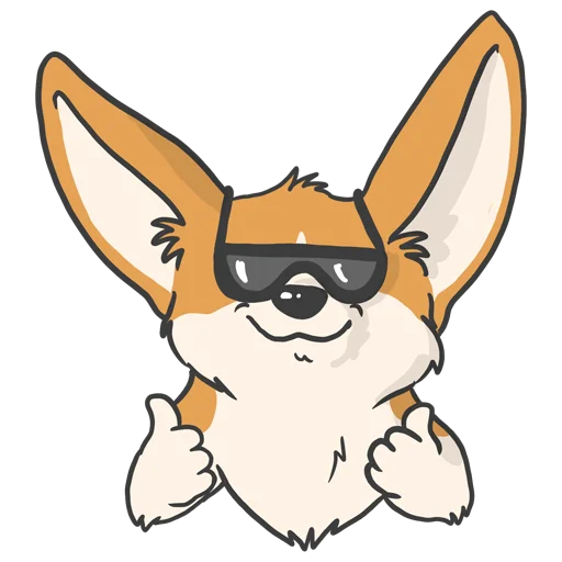 Стикерпак CorgiK для Telegram — скачать