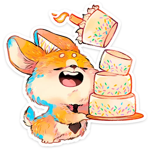 🌟 Стикер «Корки» для Telegram