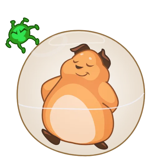 🦠 Стикер «Corona» для Telegram