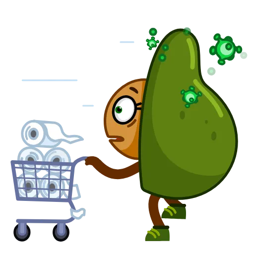 🦠 Стикер «Corona» для Telegram