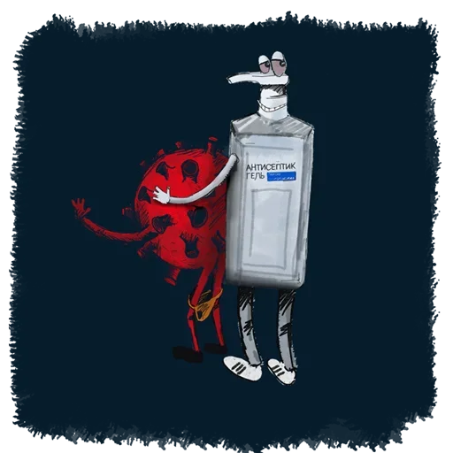 🧴 Стикер «Coronavirus» для Telegram