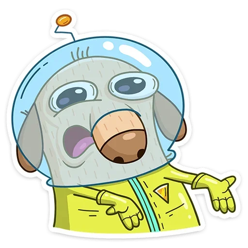 ⁉️ Стикер «КосмоДигги» для Telegram