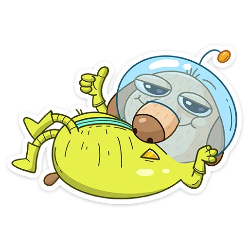 👍 Стикер «КосмоДигги» для Telegram