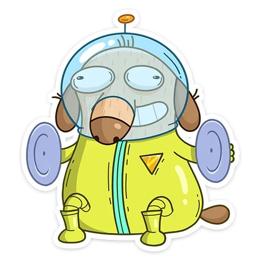 😐 Стикер «КосмоДигги» для Telegram