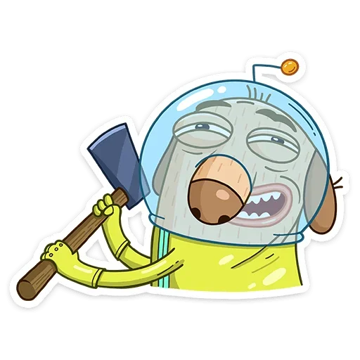 🪓 Стикер «КосмоДигги» для Telegram