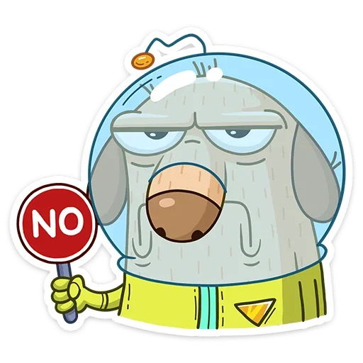 🙅‍♂️ Стикер «КосмоДигги» для Telegram