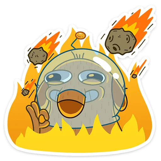 👌 Стикер «КосмоДигги» для Telegram