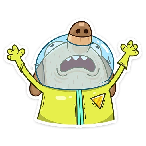😫 Стикер «КосмоДигги» для Telegram