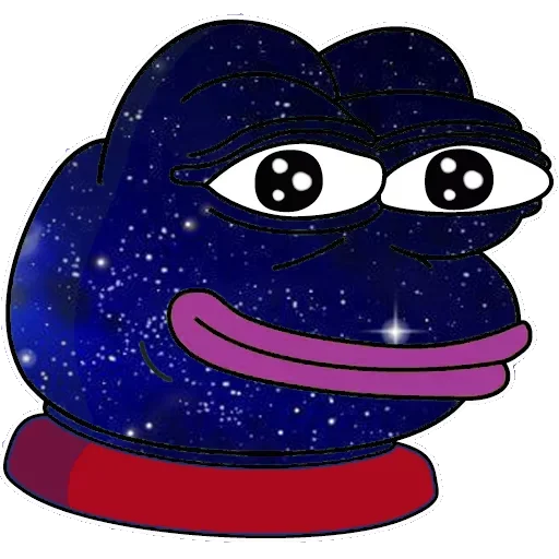 Стикерпак Cosmo Pepe для Telegram — скачать