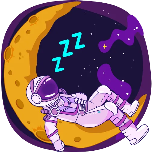 😴 Стикер «Cosmo SHAKES» для Telegram
