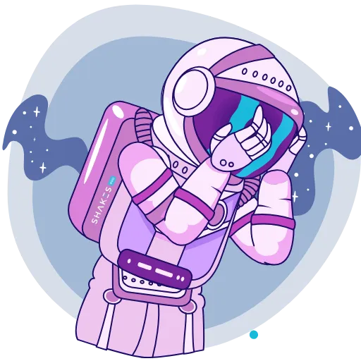 😭 Стикер «Cosmo SHAKES» для Telegram