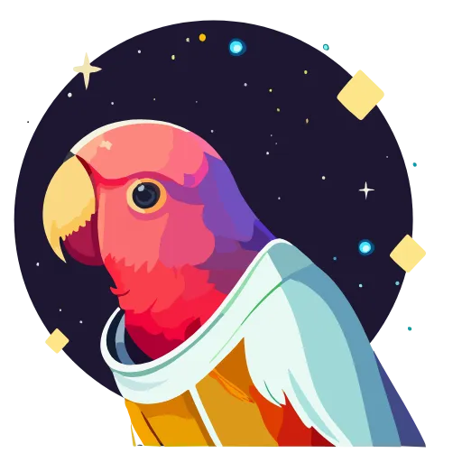🦜 Эмодзи «Нейрокосмос» для Telegram