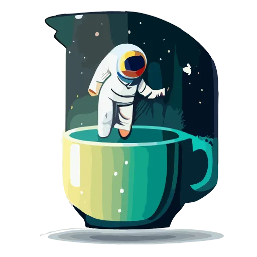 ☕️ Эмодзи «Нейрокосмос» для Telegram