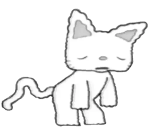 😢 Стикер «couldy cat могучий кот» для Telegram