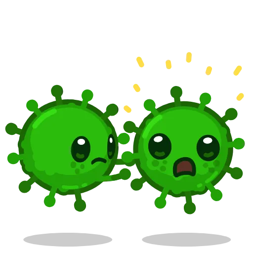 🤗 Стикер «Coronavirus Animated» для Telegram