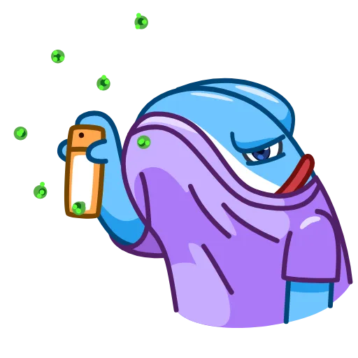 😠 Стикер «Coronavirus Animated» для Telegram