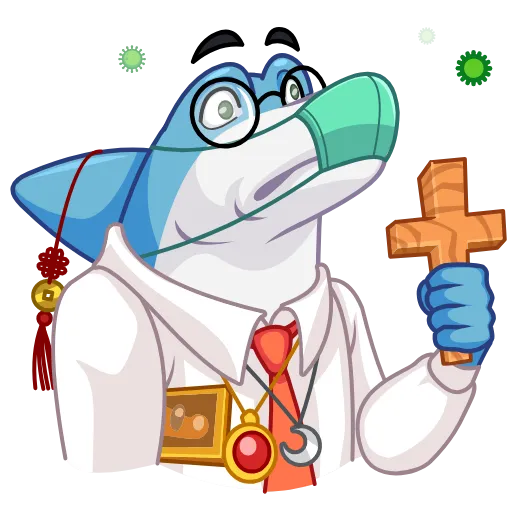 ✝️ Стикер «Coronavirus Animated» для Telegram