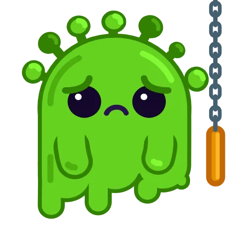 👻 Стикер «Coronavirus Animated» для Telegram