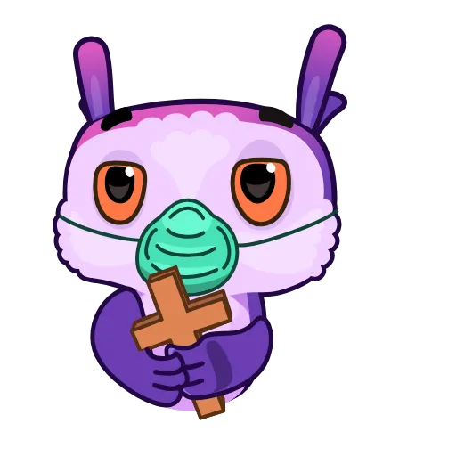 ✝️ Стикер «Coronavirus Animated» для Telegram