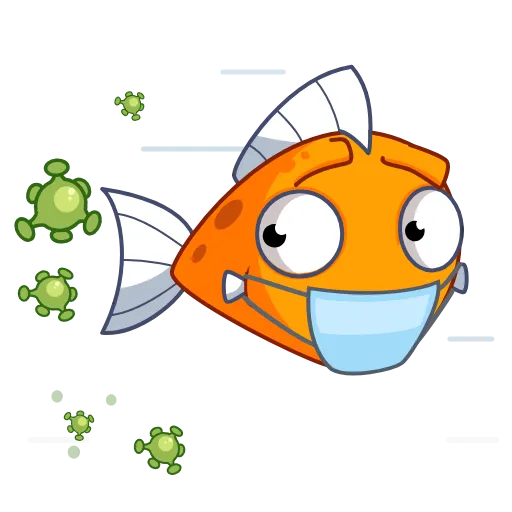 🐡 Стикер «Coronavirus Animated» для Telegram