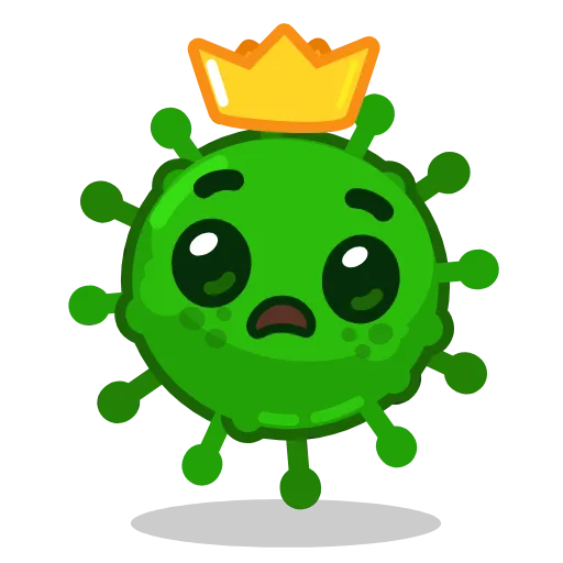 👑 Стикер «Coronavirus Animated» для Telegram