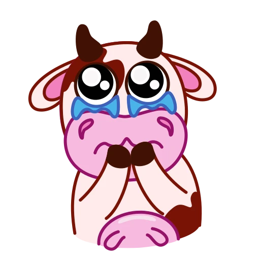 🥺 Стикер «Коровка» для Telegram