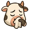 🤧 Эмодзи «Коровка» для Telegram