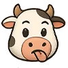 😝 Эмодзи «Коровка» для Telegram
