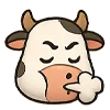😮‍💨 Эмодзи «Коровка» для Telegram