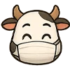 😷 Эмодзи «Коровка» для Telegram