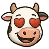 😍 Эмодзи «Коровка» для Telegram