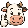 👍 Эмодзи «Коровка» для Telegram